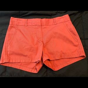 Burnt orange J Crew Factory shorts